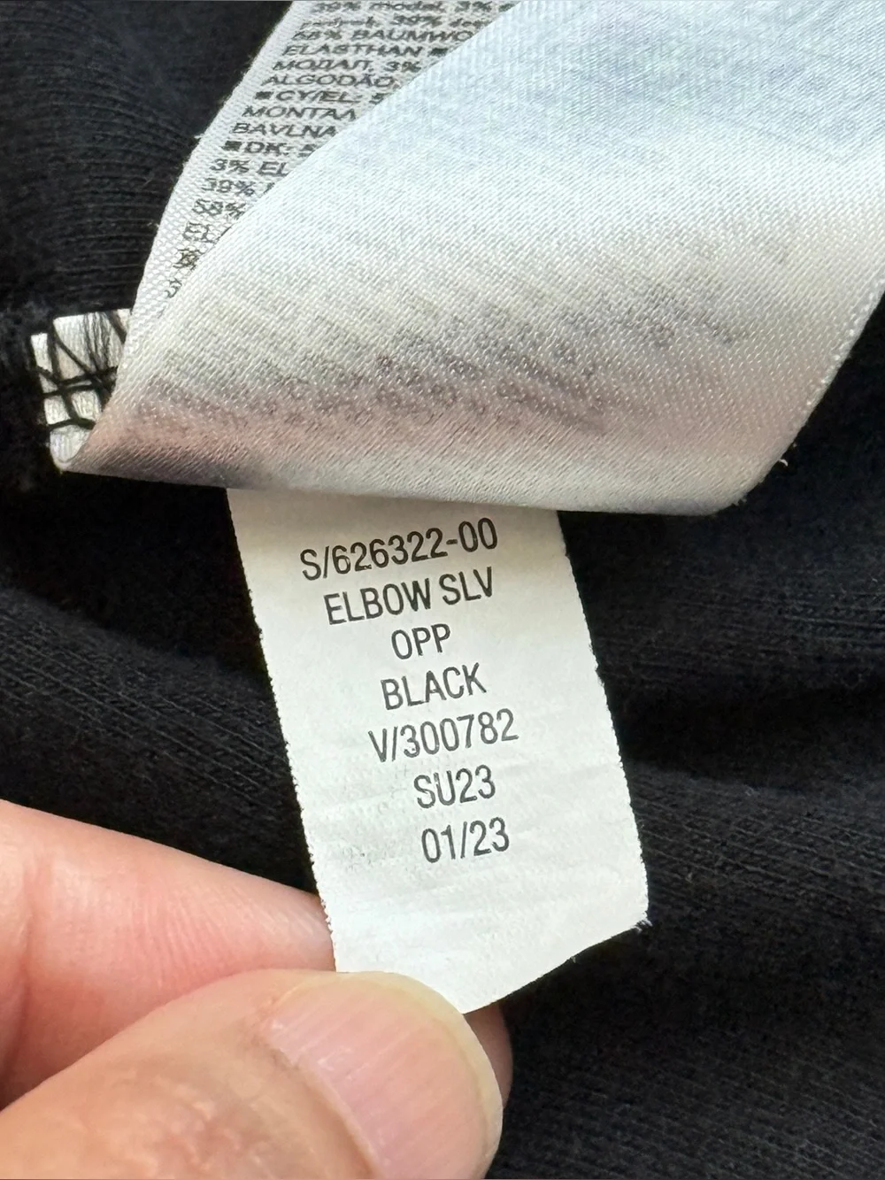 Gap Elbow Sleeve T-Shirt Dress – Size L Tall – Black - Picture 7 of 7